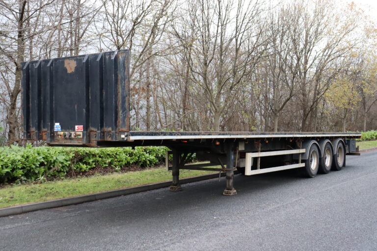 SDC PSK Tri-Axle Flatbed Trailer for sale comvex UK export