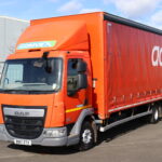 DAF LF 210 4x2 curtainside truck for sale export comvex uk