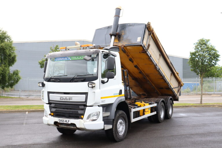 DAF CF 360 6x4 Wilcox Dropside Tipper Body for sale comvex trucks uk