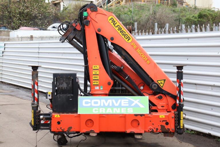 Palfinger pk16001-k loader crane for sale comvex cranes uk