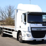 Daf cf 330 6x2 rearlift flatbed for sale comvex trucks uk