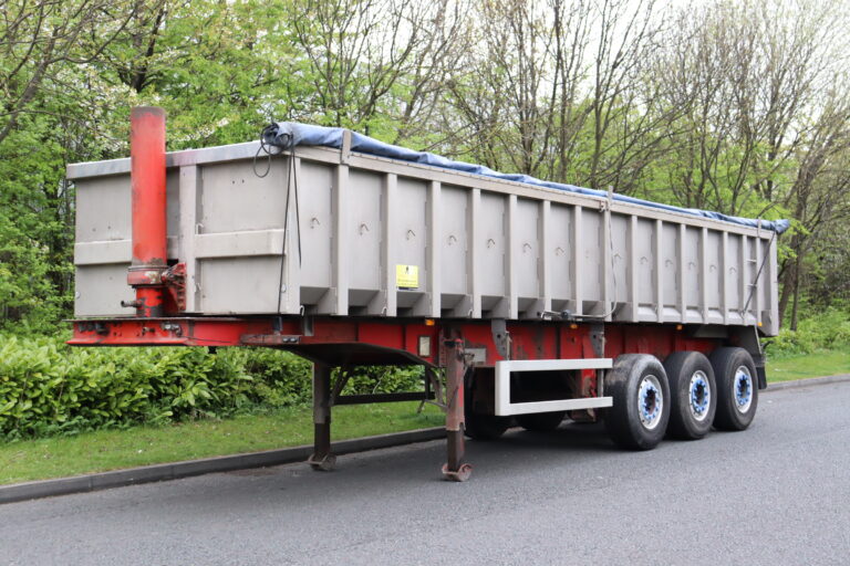 Montracon Tri-Axle Aggregate Tipping Trailer for sale comvex trucks uk export