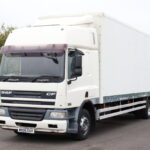 DAF CF65 250 4x2 30Ft Sleeper Boxvan truck for sale comvex exports trucks uk