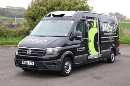 Volkswagen Crafter CR35 GAH Fridge Freezer Van for sale comvex trucks uk
