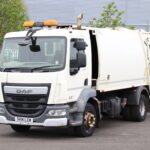 DAF LF 220 NTM 4x2 Twin Chamber Garabge Compactor truck for sale export comvex trucks uk