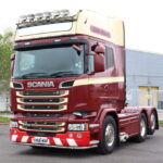 Scania R730 Topline Rearlift 80 tonne Tractor for sale comvex trucks uk export
