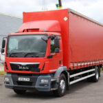 MAN TGM 18 250 4x2 Curtainside truck for sale comvex trucks uk export