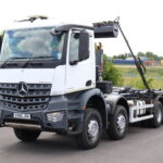 Mercedes Arocs 3236 8x4 Multilift XR24S Hookloader truck for sale comvex trucks uk export