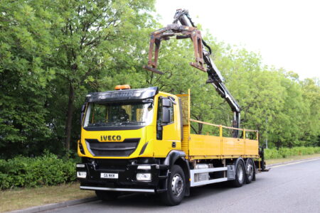 Iveco Stralis 310 Atlas 129.3 Craen Dropside for sale comvex trucks uk