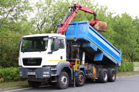 MAN TGS 32.400 Epsilon Grab Tipper truck for sale comvex trucks uk