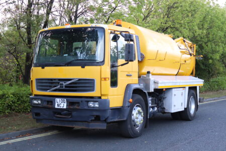 Volvo FLE 220 4x2 whale vacuum tanker truck for sale comvex trucks uk exports