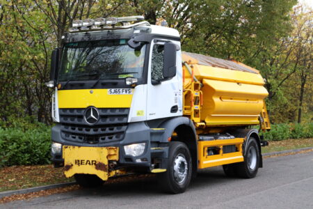 Mercedes Arocs 1824 Econ Gritter Spreader truck for sale comvex trucks uk export