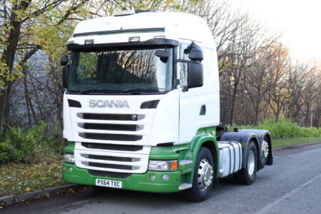 Scania R450 Highline rearlift tractor for sale export comvex trucks