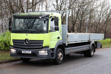 Mercedes atego 1223 25ft dropside truck for sale export comvex trucks uk