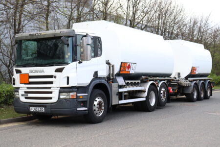 Scania P400 6x2 35,000l fuel tanker outfit for sale comvex trucks uk