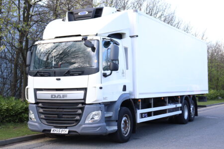 daf cf 290 6x2 carrier supra 850 fridge freezer truck for sale comvex trucks uk export