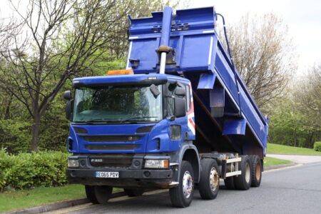 scania p410 8x4 tipper truck for sale comvex trucks uk