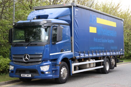 Mercedes actros 2540 6x2 rearlift curtainside truck for sale comvex trucks uk export