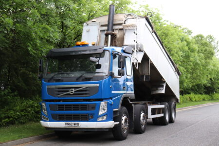 volvo fm 410 8x4 aluminium tipper truck for sale comvex trucks uk export