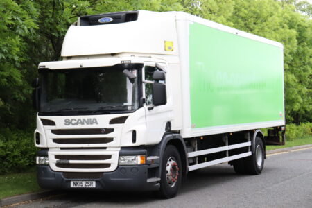 Scania P250 Carrier 950 freezer truck for sale comvex trucks uk export