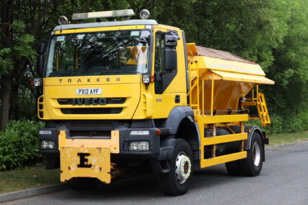 Iveco trakker 310 4x4 econ gritter spreader for sale comvex trucks uk export