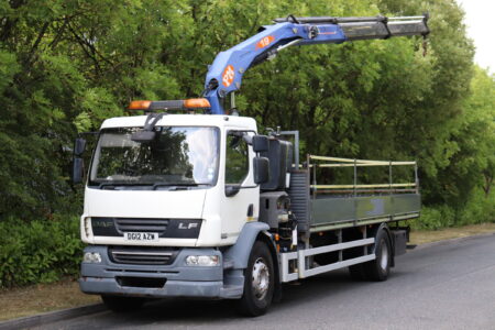 daf lf55 220 4x2 pm 19 crane dropside truck for sale comvex trucks export
