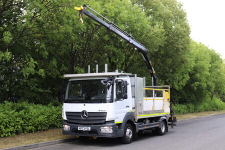 mercedes atego 816 hiab 06 utility crane truck for sale comvex trucks uk
