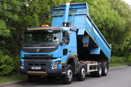 volvo fmx 420 8x4 thomspon steel tipper truck for sale comvex trucks uk export