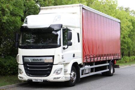 daf cf 260 4x2 curtainside truck for sale comvex trucks uk export