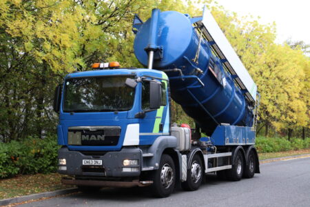 man tgs 35 360 8x4 stokota jet vac tanker for sale comvex trucks uk export