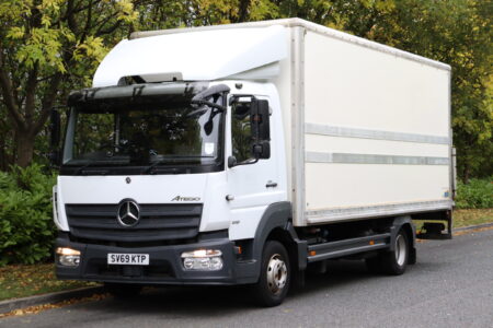 mercedes atego 818 20ft grp boxvan truck for sale comvex trucks uk export