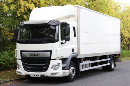 daf cf 260 4x2 boxvan truck for sale comvex trucks uk export